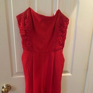 gianni bini red jumpsuit